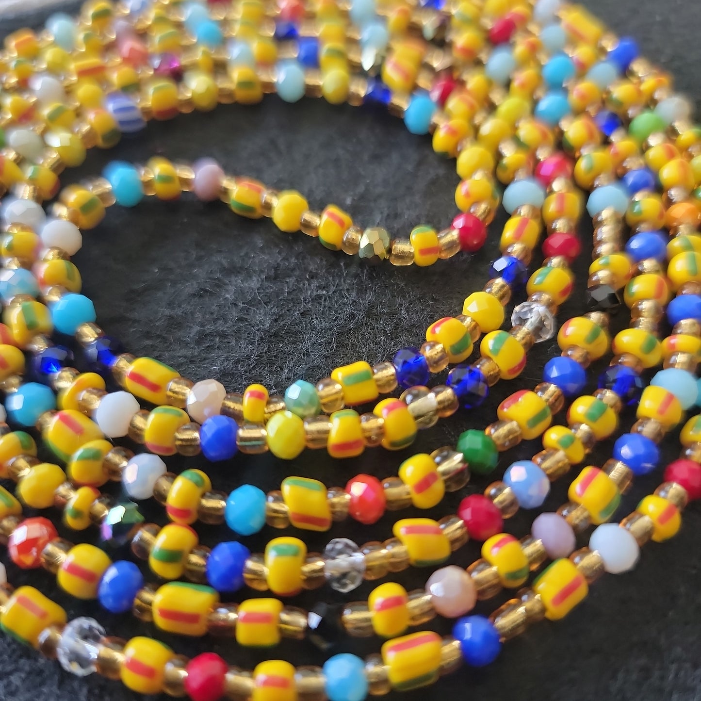 Tamasha Waist Beads – Vibrant African Celebration Beads | Simply Adorn Me